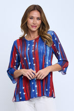 Load image into Gallery viewer, Plus Size Merrow Sleeve Three Quarter Sleeve-1058BN-QXD1-D005