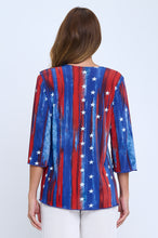 Load image into Gallery viewer, Plus Size Merrow Sleeve Three Quarter Sleeve-1058BN-QXD1-D005