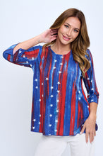 Load image into Gallery viewer, Plus Size Merrow Sleeve Three Quarter Sleeve-1058BN-QXD1-D005