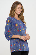 Load image into Gallery viewer, Plus Size Merrow Sleeve Three Quarter Sleeve-1058BN-QXD1-D006
