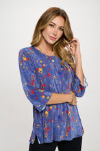 Load image into Gallery viewer, Plus Size Merrow Sleeve Three Quarter Sleeve-1058BN-QXD1-D006