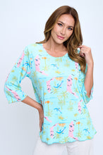 Load image into Gallery viewer, Plus Size Merrow Sleeve Three Quarter Sleeve-1058BN-QXP1-W378