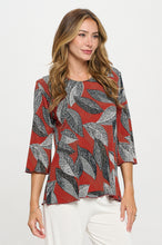 Load image into Gallery viewer, Plus Size HIT Merrow Top Quarter Sleeve -1058HT-QXP1-W447