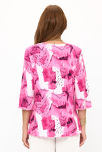 Load image into Gallery viewer, Plus Size Merrow Top Quarter Sleeve -1058HT-QXP1-W475 - Jostar Online