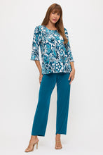 Load image into Gallery viewer, Plus Size Merrow Top Quarter Sleeve -1058HT-QXP1-W516 - Jostar Online