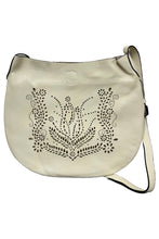 Load image into Gallery viewer, Floral Laser Cut Vegan Leather Bag