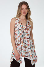 Load image into Gallery viewer, Print Shark Bite Hem Tank- 2057HT-TRD1-D017