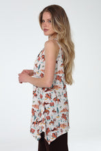 Load image into Gallery viewer, Print Shark Bite Hem Tank- 2057HT-TRD1-D017