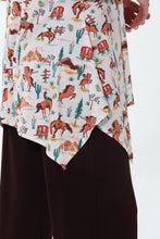 Load image into Gallery viewer, Print Shark Bite Hem Tank- 2057HT-TRD1-D017