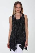 Load image into Gallery viewer, Print Shark Bite Hem Tank- 2057HT-TRD1-D018