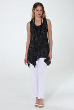 Load image into Gallery viewer, Print Shark Bite Hem Tank- 2057HT-TRD1-D018