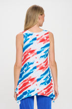 Load image into Gallery viewer, Print Shark Bite Hem Tank- 2057HT-TRP1-W384