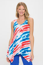Load image into Gallery viewer, Print Shark Bite Hem Tank- 2057HT-TRP1-W384