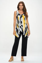 Load image into Gallery viewer, Print Shark Bite Hem Tank- 2057HT-TRP1-W395