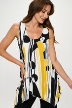 Load image into Gallery viewer, Print Shark Bite Hem Tank- 2057HT-TRP1-W395