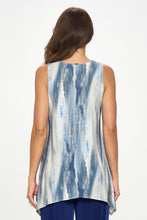 Load image into Gallery viewer, Print Shark Bite Hem Tank- 2057HT-TRP1-W413