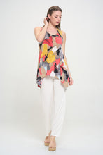 Load image into Gallery viewer, Print Shark Bite Hem Tank- 2057HT-TRP1-W430