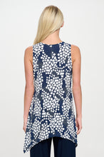 Load image into Gallery viewer, Print Shark Bite Hem Tank- 2057HT-TRP1-W454