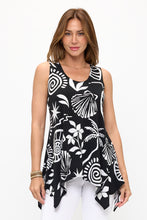 Load image into Gallery viewer, Print Shark Bite Hem Tank- 2057HT-TRP1-W484