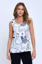 Load image into Gallery viewer, BNS Print Sleeveless Tank Top-2060BN-TRP1-W383