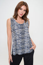 Load image into Gallery viewer, Print Sleeveless Tank Top-2060HT-TRP1-W421