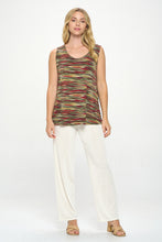 Load image into Gallery viewer, HIT Print Sleeveless Tank Top-2060HT-TRP1-W426