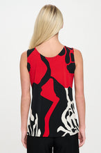 Load image into Gallery viewer, Print Sleeveless Tank Top-2060HT-TRP1-W445
