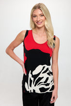 Load image into Gallery viewer, Print Sleeveless Tank Top-2060HT-TRP1-W445
