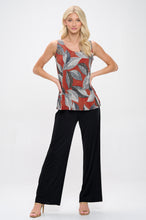 Load image into Gallery viewer, Print Sleeveless Tank Top-2060HT-TRP1-W447