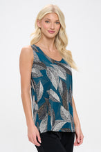 Load image into Gallery viewer, Print Sleeveless Tank Top-2060HT-TRP1-W447