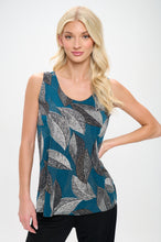 Load image into Gallery viewer, Print Sleeveless Tank Top-2060HT-TRP1-W447
