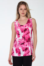 Load image into Gallery viewer, Print Sleeveless Tank Top-2060HT-TRP1-W475