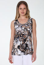 Load image into Gallery viewer, Print Sleeveless Tank Top-2060HT-TRP1-W478
