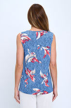 Load image into Gallery viewer, Point V-Neckline Tank Top-2061HT-TRP1-W398 - Jostar Online