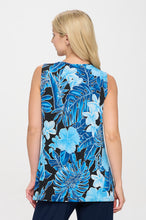 Load image into Gallery viewer, Point V-Neckline Tank Top-2061HT-TRP1-W436