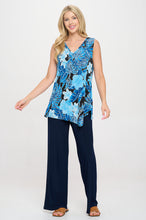 Load image into Gallery viewer, Point V-Neckline Tank Top-2061HT-TRP1-W436