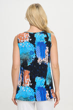 Load image into Gallery viewer, Point V-Neckline Tank Top-2061HT-TRP1-W449