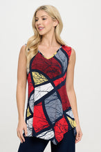 Load image into Gallery viewer, Plus Size HIT Point V-NK Tank Top-2061HT-TXP1-W450