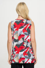 Load image into Gallery viewer, Point V-NK Tank Top-2061HT-TRP1-W453