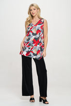 Load image into Gallery viewer, Plus Size HIT Point V-NK Tank Top-2061HT-TXP1-W453