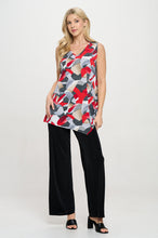 Load image into Gallery viewer, Point V-NK Tank Top-2061HT-TRP1-W453