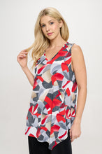 Load image into Gallery viewer, Point V-NK Tank Top-2061HT-TRP1-W453