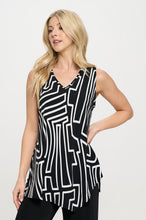 Load image into Gallery viewer, Plus Size HIT Point V-NK Tank Top-2061HT-TXP1-W465