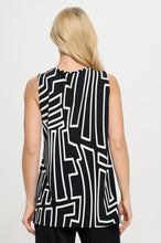 Load image into Gallery viewer, Point V-NK Tank Top-2061HT-TRP1-W465