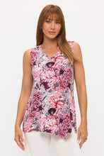 Load image into Gallery viewer, Point V-Neckline Tank Top-2061HT-TRP1-W477