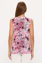 Load image into Gallery viewer, Point V-Neckline Tank Top-2061HT-TRP1-W477