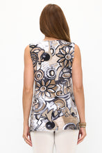 Load image into Gallery viewer, Point V-Neckline Tank Top-2061HT-TRP1-W478