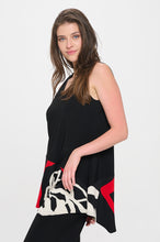 Load image into Gallery viewer, Chic Contrast V-Neck Sleeveless Tank-2062HT-TRP1-C-W445