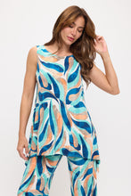 Load image into Gallery viewer, HIT Boat Neck Shark Bite Tank Tunic-2068HT-TRP1-W507 - Jostar Online