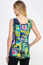 Load image into Gallery viewer, Geometric Print Top-2060HT-TRP1-W400